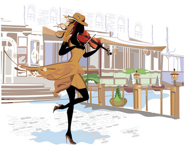 小提琴抽象图图片-小提琴抽象图素材-小提琴抽象图插画-摄图新视界