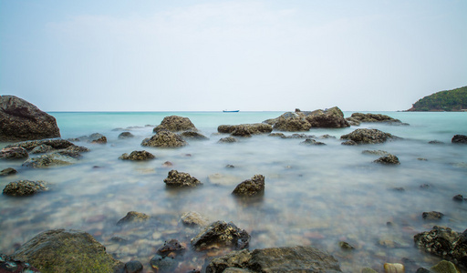 koh 柯兰岛热带海滩在芭堤雅市