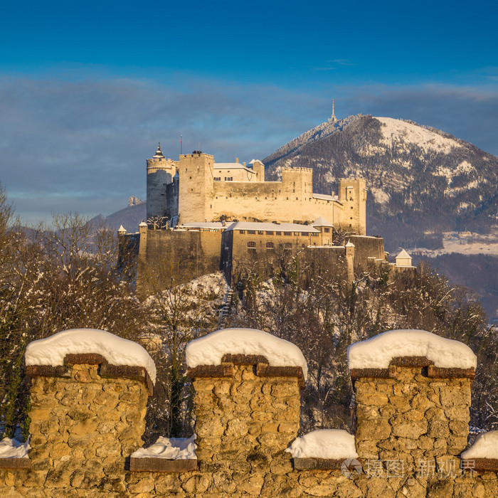 在萨尔茨堡,萨尔茨堡州,奥地利萨尔斯堡要塞堡垒