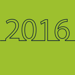 快乐新的一年 2016年创意贺卡设计