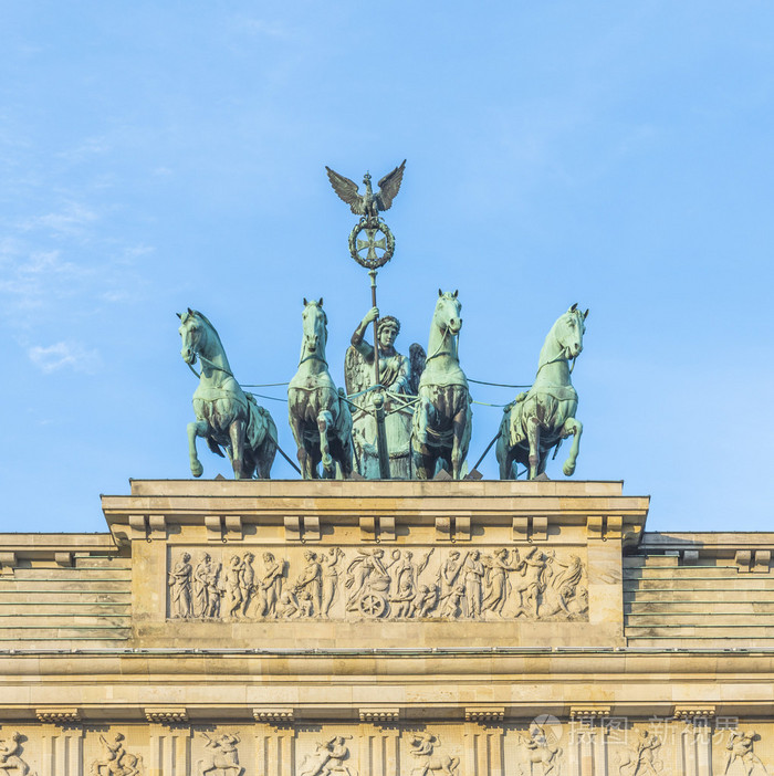 在柏林的勃兰登堡门 (勃兰登堡门)