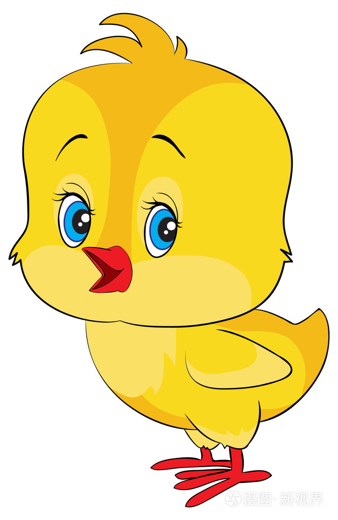 快乐卡通鸡