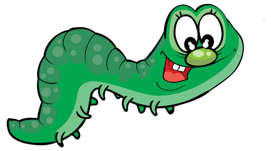 蓬松的毛毛虫图片