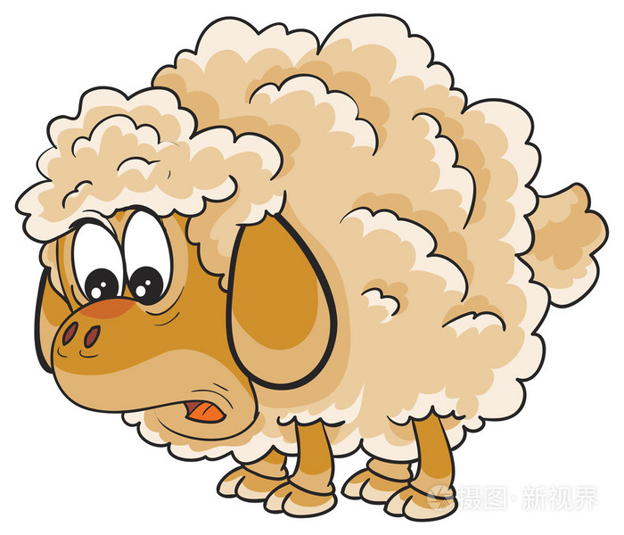 卡通搞笑羊
