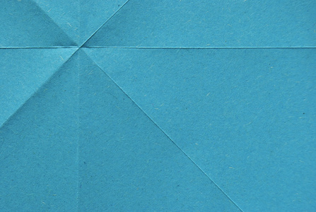 折纸蓝色褶皱纸抽象背景