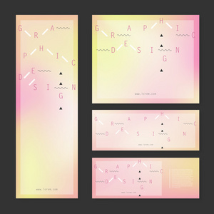 抽象的横幅设计