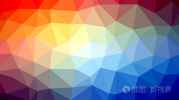 抽象三角几何和光谱颜色背景 棱柱形状照片 正版商用图片1ifdju 摄图新视界