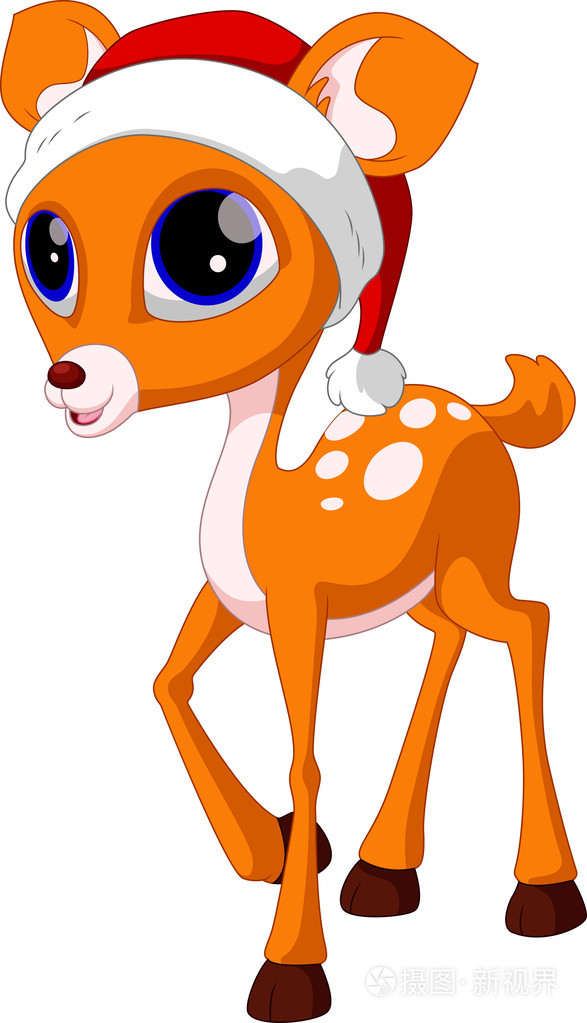 可爱鹿卡通
