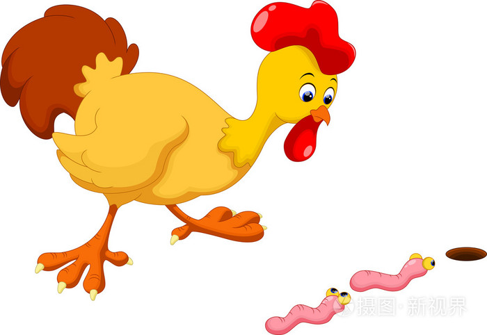 母鸡卡通