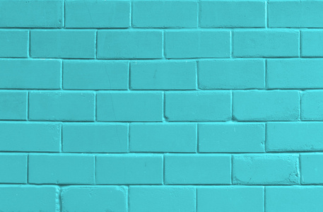 抽象的蓝色背景，与陈旧的壁砖