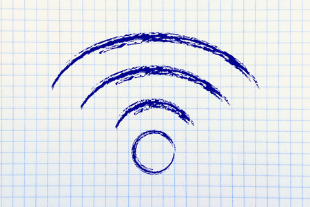 WiFi 信号符号的插图