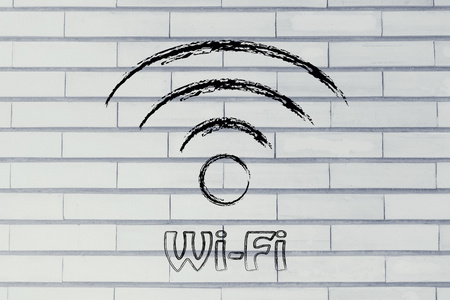 WiFi 信号符号的插图