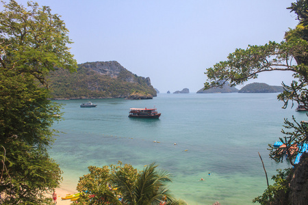 美丽的热带海在夏天