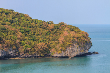 美丽的热带海在夏天