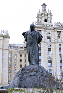 塔拉斯纪念碑舍甫琴科在莫斯科