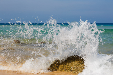 海景观 海岸 波