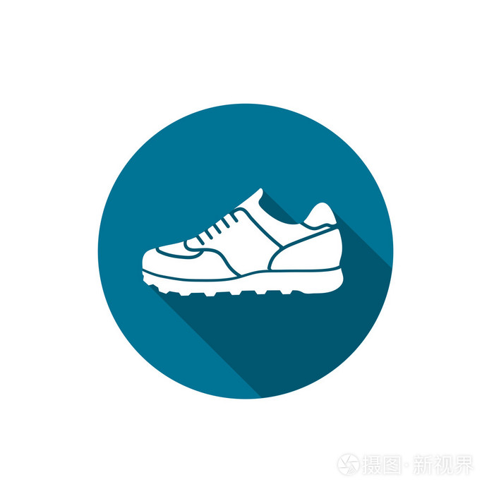 图标的运动鞋