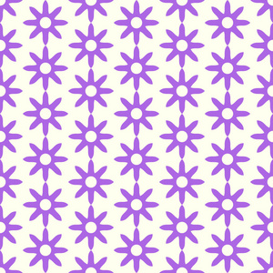 紫色复古干花卉图案在柔和的颜色