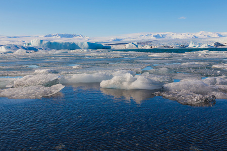 美 Jokulsarlon 湖冰山泻湖