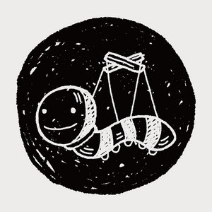 涂鸦的傀儡图片-涂鸦的傀儡素材-涂鸦的傀儡插画-摄图新视界