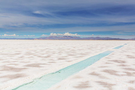 萨利纳斯盐在阿根廷湖