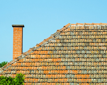 房子烟囱烟图片