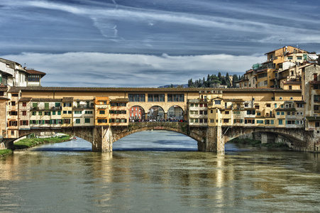 弗洛伦斯 ponte vecchio 日落美景