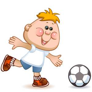 体育男生卡通可爱男生和女生矢量图卡通小男生体育男生男生服装壁纸