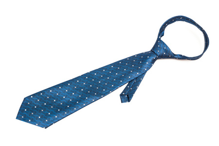海军蓝色格仔的领带