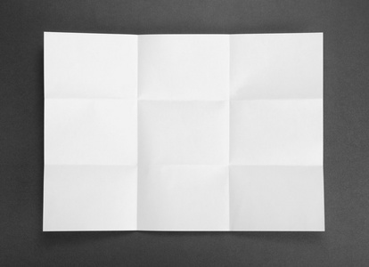 对折纸白色纸的纸对折,在九顶射击照片