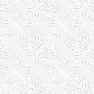 偏移量3d 白色圆角的形状与偏移量穿孔白色照片