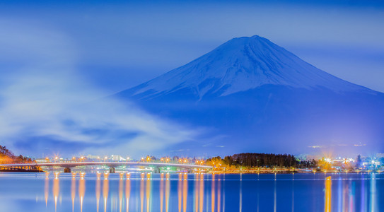 富士山和湖