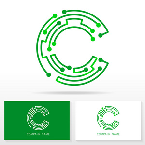 字母 c 标志图标设计模板元素-插图照片