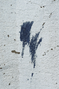 纹理抽象蓝色绘画描边的墙上