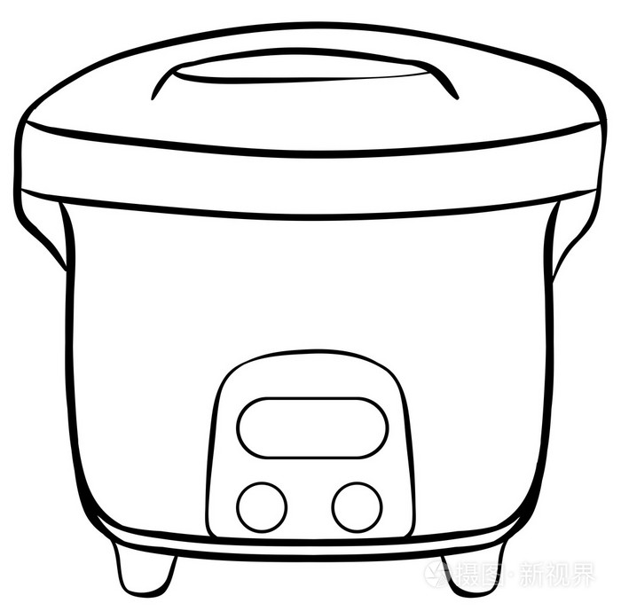 电饭煲插画-正版商用图片1iippf-摄图新视界