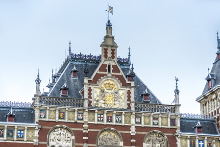 荷兰阿姆斯特丹中央火车站