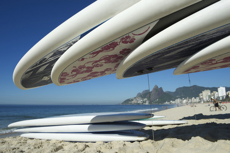 站起来划桨冲浪板巴西里约热内卢