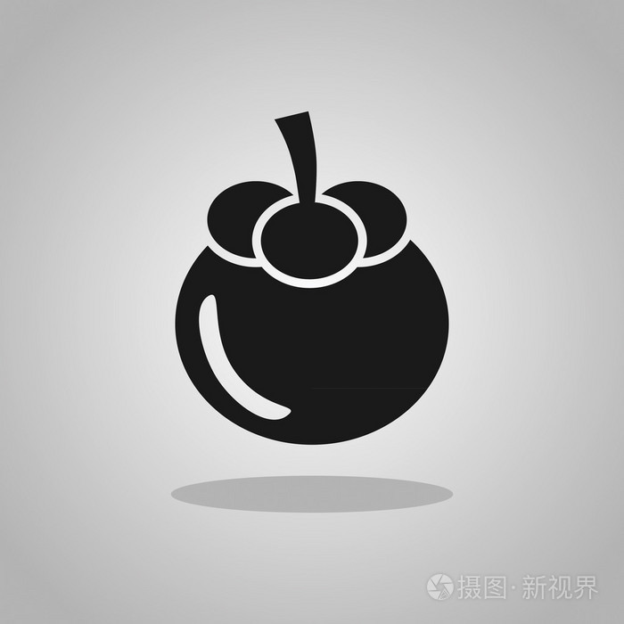 黑色芒果图标