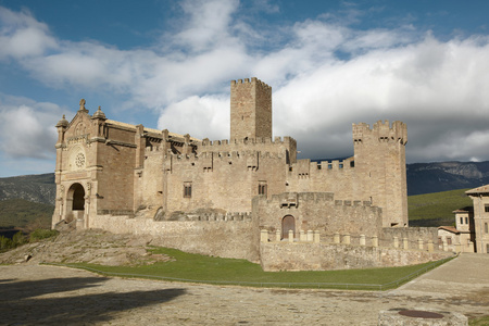 中世纪城堡的 Javier 在纳瓦拉。西班牙