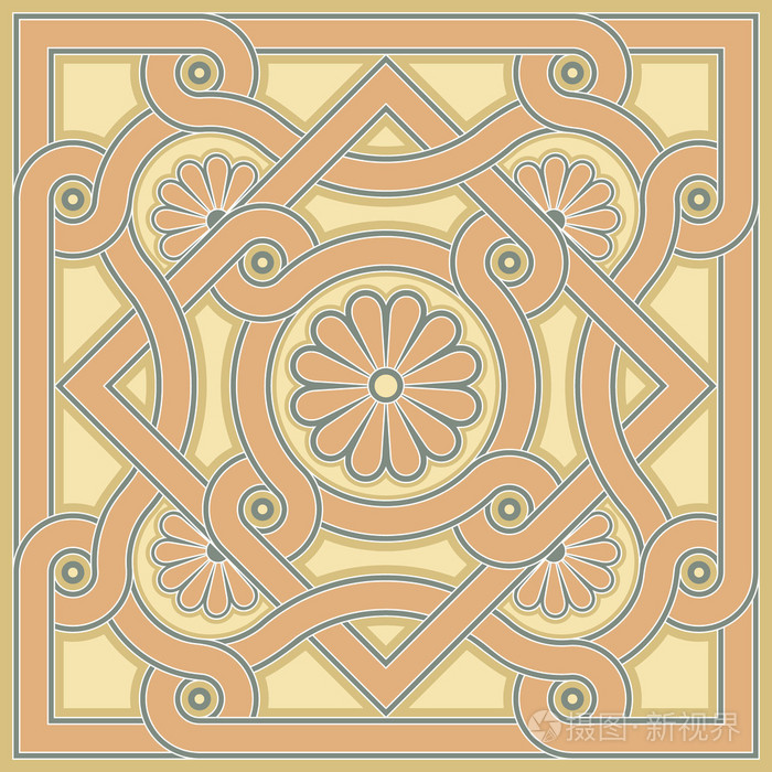 拜占庭装饰花环