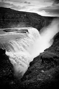 gullfoss 瀑布冰岛