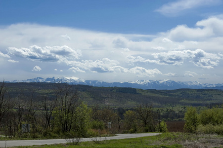 巴尔干山的风景
