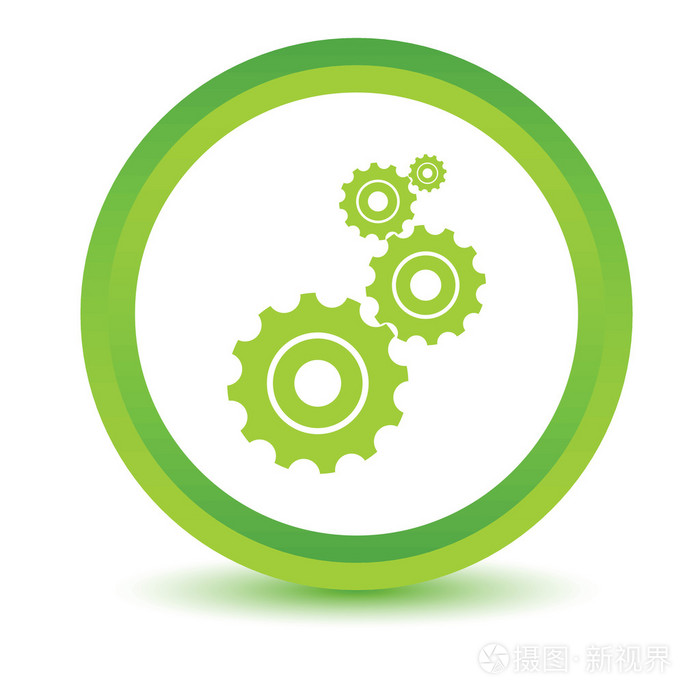 绿色机制图标