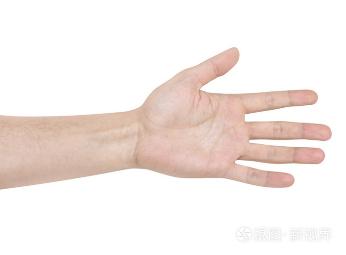 男人的手臂白色背景照片-正版商用图片1ik94h-摄图新视界