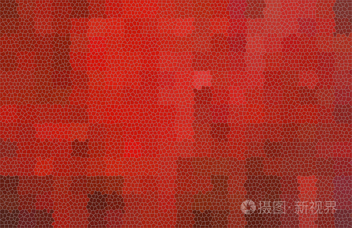 红色抽象背景方块马赛克图案.与几何抽象 grunge 模式的抽象现代背景.