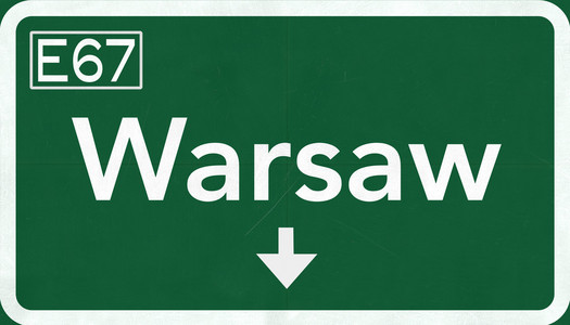 华沙道路标志