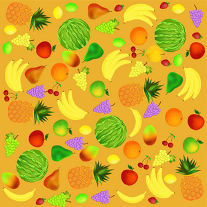 水果卡通图标