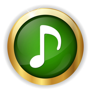 注意图标危险头骨脸黑色和红色按钮和注意警告标志音乐注意按钮注意和