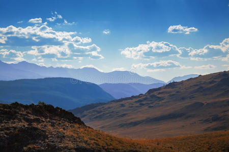 阿尔泰风景山