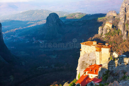 希腊鲁萨诺的神圣修道院